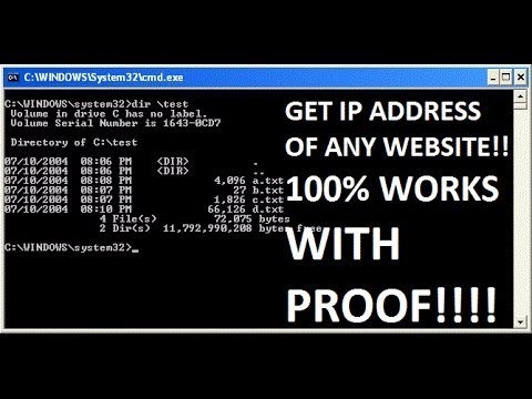 Hack website using command prompt